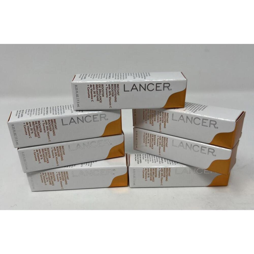 7X LANCER INSTANT BRIGHTENING BOOSTER   @ .25oz each NIB  J113